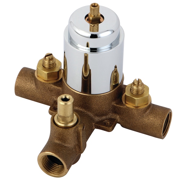 Restoration, Tub And Shower Valve Only, Chrome
